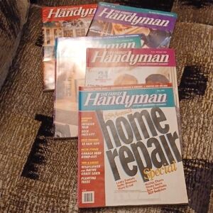 4/$40 The Family Handyman - Set Of 5 Magazines
